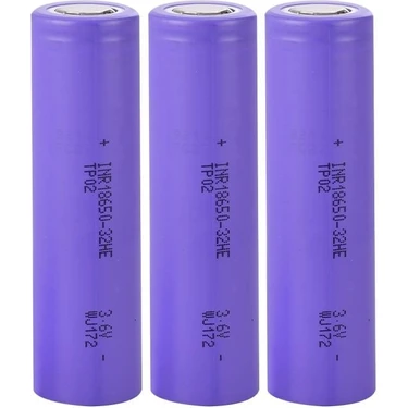 Tenpower INR18650-29HE 2900 mAh 3.6V Lityum İyon Pil Hücre Görünümü